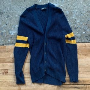 Men’s Express striped cardigan